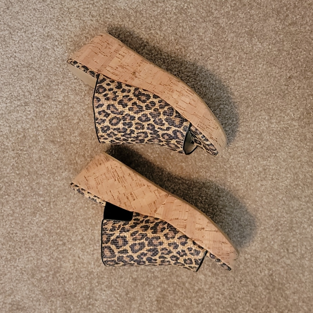 Stuart Weitzman leopard platform slide - Picture 4 of 7
